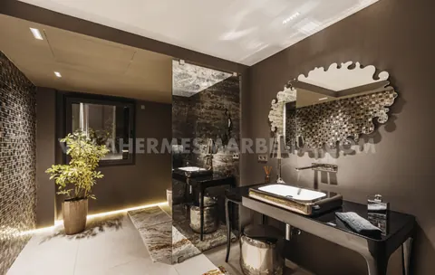 Modern Villa Hermes Tennis court, 8 bedrooms in Marbella ultra luxury for sale For Super Rich