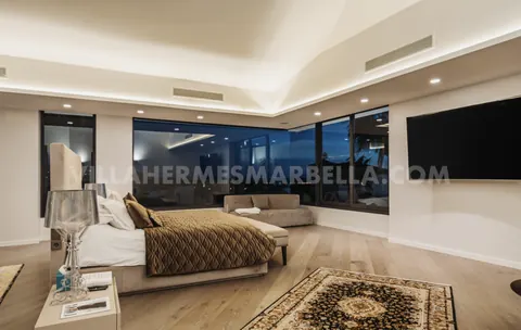 Modern Villa Hermes Tennis court, 8 bedrooms in Marbella exclusive for sale For Super Rich