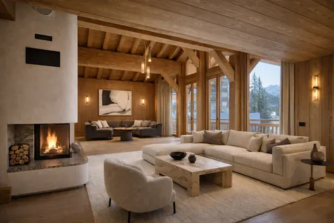 Luxury Chalet Panoramic View Mountain View, 6 bedrooms in Méribel ME1-220 for sale For Super Rich
