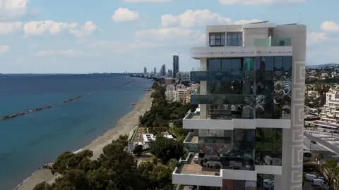 Luxury Penthouse Beach Front FIRST LINE of the sea, 4 bedrooms in Limassol luxury for sale For Super Rich