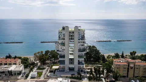 Luxury Penthouse Beach Front FIRST LINE of the sea, 4 bedrooms in Limassol top for sale For Super Rich