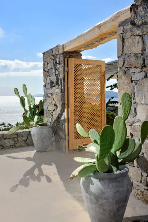 Architectural Villa one-of-a-kind location access sea, stunning panoramic view from Pinnacle Estate, 14 bedrooms in Mykonos #780883 for sale For Super Rich
