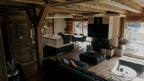 Luxury Chalet Mountain View Haven of Peace Close to Crans, 5 bedrooms in Lens value for sale For Super Rich
