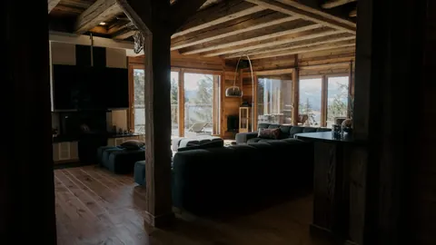 Luxury Chalet Mountain View Haven of Peace Close to Crans, 5 bedrooms in Lens real estate for sale For Super Rich