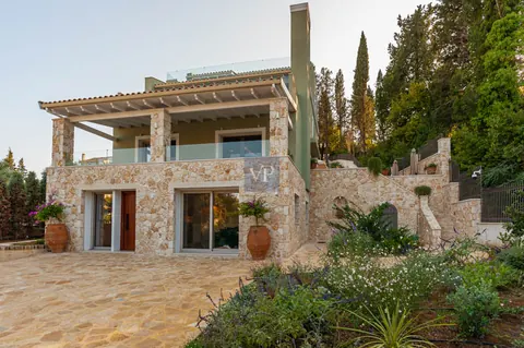 Premium Villa Stunning Ionian Breese Swimming pool, jacuzzi, sauna, 6 bedrooms in Corfu available for sale For Super Rich
