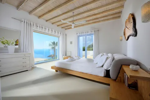 Architectural Villa one-of-a-kind location access sea, stunning panoramic view from Pinnacle Estate, 14 bedrooms in Mykonos deal for sale For Super Rich