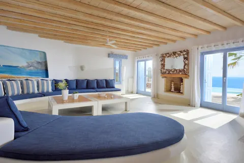 Architectural Villa one-of-a-kind location access sea, stunning panoramic view from Pinnacle Estate, 14 bedrooms in Mykonos property for sale For Super Rich