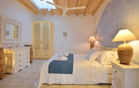 Architectural Villa one-of-a-kind location access sea, stunning panoramic view from Pinnacle Estate, 14 bedrooms in Mykonos luxury for sale For Super Rich