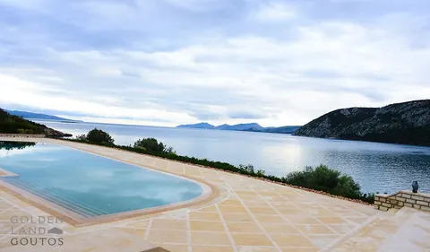 Luxury Villa Beach Front Views of the islands of Spetses and Dokos, 11 bedrooms in Hermione buy for sale For Super Rich