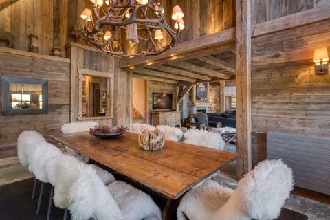 Luxury Chalet Mountain View hammam, children's playroom, and cinema, 7 bedrooms in Megève available for sale For Super Rich