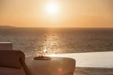 Luxury Villa Turquoise Breathtaking Sunset Views, 9 bedrooms in Mykonos available for sale For Super Rich