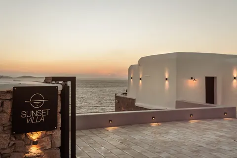 Luxury Villa Turquoise Breathtaking Sunset Views, 9 bedrooms in Mykonos #919712 for sale For Super Rich