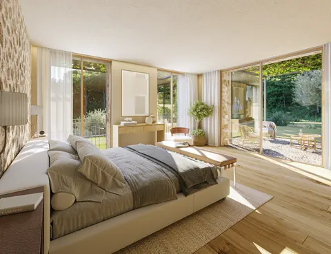 Modern Villa imposing fireplace Fantastic view, 5 bedrooms in Mallorca price for sale For Super Rich
