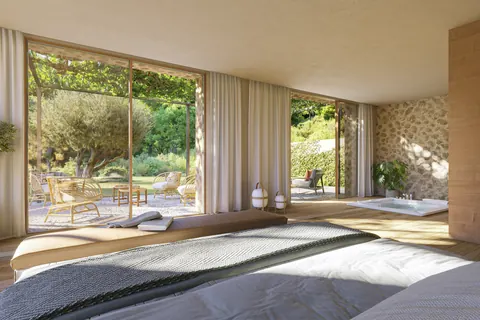 Modern Villa imposing fireplace Fantastic view, 5 bedrooms in Mallorca Classified ads for sale For Super Rich