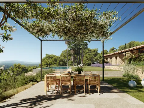 Luxury Villa Panoramic View Gym & Cellar, 4 bedrooms in Bunyola - Mallorca 1808 for sale For Super Rich