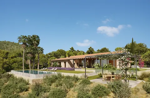 Luxury Villa Panoramic View Gym & Cellar, 4 bedrooms in Bunyola - Mallorca available for sale For Super Rich