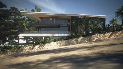 Architectural Villa Seafront of Kavouri 46m2 swimming pool, 6 bedrooms in Vouliagmenii New for sale For Super Rich
