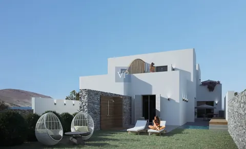 Modern Villa Waterfront from Molos Beach Sea view, 4 bedrooms in Paros search for sale For Super Rich