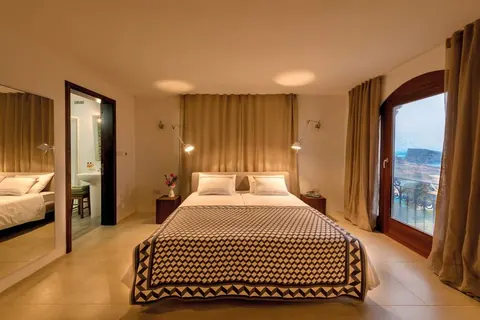 Luxury Villa Panoramic views of the sea, Comino and Cirkewwa Private beach access, Tennis court, 5 bedrooms in Gozo deal for sale For Super Rich