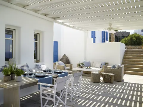 Architectural Villa Sea View, Spa area with a sauna, steam room, and private gym, 5 bedrooms in Mykonos ultra luxury for sale For Super Rich