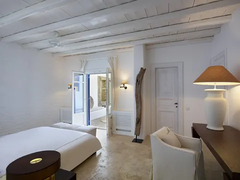 Architectural Villa Sea View, Spa area with a sauna, steam room, and private gym, 5 bedrooms in Mykonos deal for sale For Super Rich