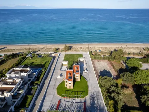 Modern Villa Beach Front 10 meters from the crystal-clear waters of the Aegean Sea, 5 bedrooms in Halkidiki HPS4528 for sale For Super Rich