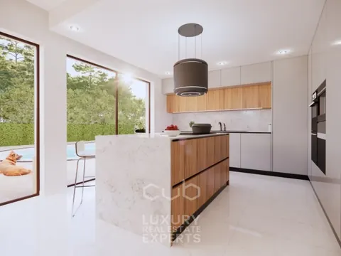 Modern House Bliss exclusive gated community, 4 bedrooms in Herdade Da Aroeira deal for sale For Super Rich