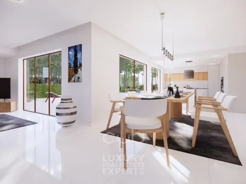 Modern House Bliss exclusive gated community, 4 bedrooms in Herdade Da Aroeira ultra luxury for sale For Super Rich