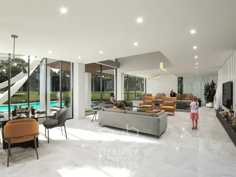 Design House Golf View heated indoor swimming pool, 9 bedrooms in Herdade da Aroeira best for sale For Super Rich