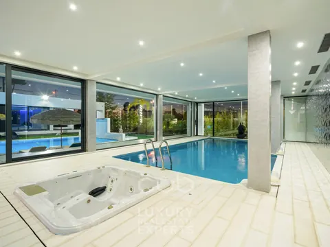 Modern House PALM TREE football field, heated outdoor pool & home cinema, 5 +2 bedrooms in Verdizela exclusive for sale For Super Rich