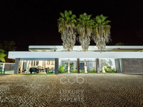 Modern House PALM TREE football field, heated outdoor pool & home cinema, 5 +2 bedrooms in Verdizela best for sale For Super Rich