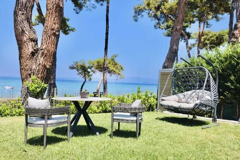 Luxury Villa Beach Front first line from the sea, 5 bedrooms in Halkidiki buy for sale For Super Rich