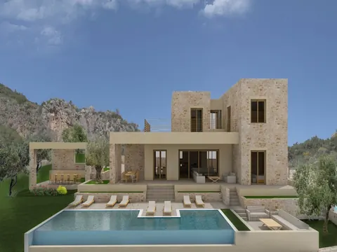 High-end Villa Panoramic View Mountain View, 4 bedrooms in Messinia