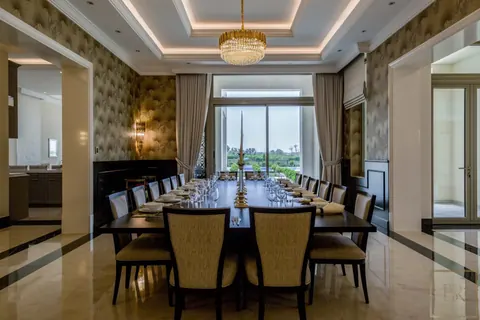Luxury Villa Beach Front stunning views across the golf course and the Burj Khalifa, 7 bedrooms in Hills Grove - Dubai price for sale For Super Rich