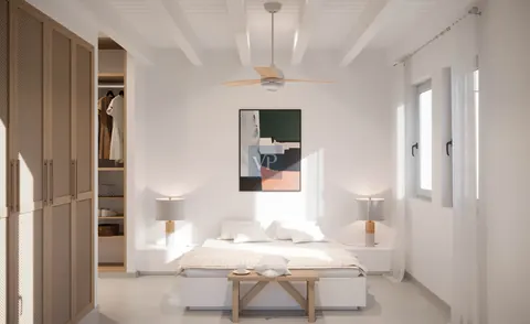 Modern Villa Waterfront from Molos Beach Sea view, 4 bedrooms in Paros value for sale For Super Rich