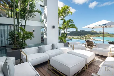 Ultra-Luxury Villa NEO Ultimate Living, Panoramic Sea View, 6 bedrooms in St Barth search for sale For Super Rich