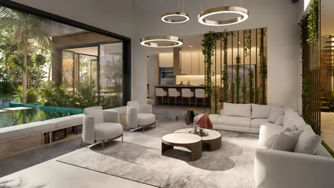 Contemporary Villa Paradisiacal views BBQ and pool areas, 6 bedrooms in Cap Cana available for sale For Super Rich