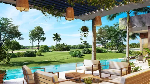 Contemporary Villa Paradisiacal views BBQ and pool areas, 6 bedrooms in Cap Cana Coming soon for sale For Super Rich