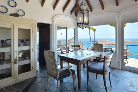 Luxury Villa COLAB Caribbean sunsets views, 5 bedrooms in Colombier St Barth search for sale For Super Rich