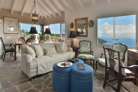 Luxury Villa COLAB Caribbean sunsets views, 5 bedrooms in Colombier St Barth expensive for sale For Super Rich