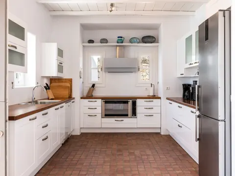 Modern Villa Beach Front panoramic Aegean Sea views, 6 bedrooms in Mykonos best for sale For Super Rich