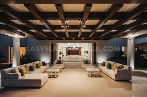 Modern Villa Panoramic View 3-level mansion, 7 bedrooms in Los Monteros Playa - Marbella image for sale For Super Rich