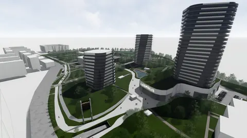Premium Land/Plots 170 Modern Apartments 26 Storey Building, 170 bedrooms in Martin best for sale For Super Rich