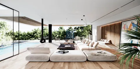 Architectural Villa Seafront of Kavouri 46m2 swimming pool, 6 bedrooms in Vouliagmenii buy for sale For Super Rich