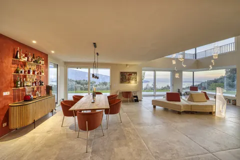 Design Villa Panoramic View Lake View, 4 bedrooms in Tignale - Lake Garda price for sale For Super Rich