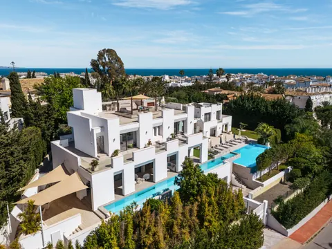 Luxury Villa James Bond Style Infinity-pool with cascade and water features, 11 bedrooms in Marbella property for sale For Super Rich