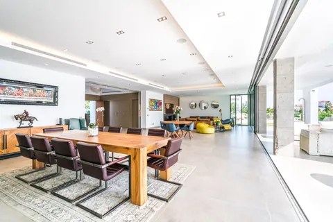 Luxury Villa James Bond Style Infinity-pool with cascade and water features, 11 bedrooms in Marbella top for sale For Super Rich