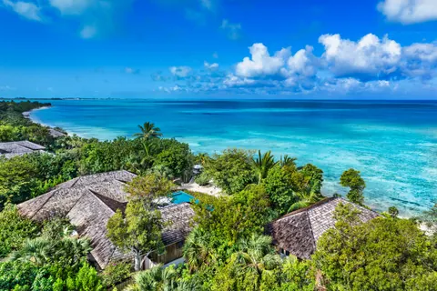 Luxury Villa Beach Front Lucky House, 3 bedrooms in Parrot Cay search for sale For Super Rich