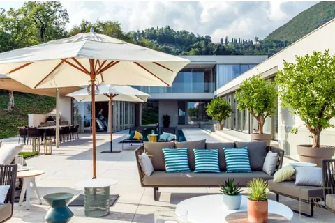 Modern Villa 5 Star Services Panoramic hill lake views, 5 bedrooms in Lake Garda property for sale For Super Rich