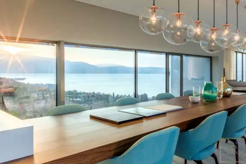 Modern Villa 5 Star Services Panoramic hill lake views, 5 bedrooms in Lake Garda best for sale For Super Rich